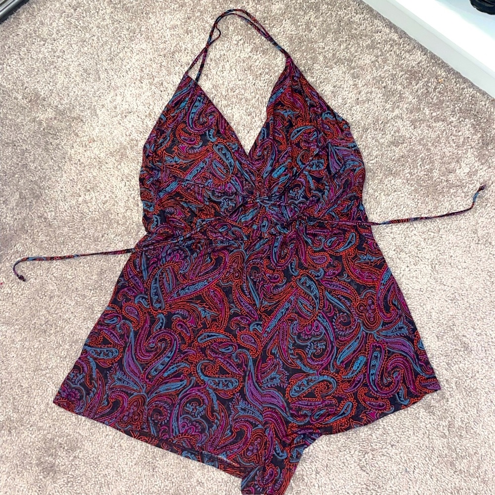 Staring at stars paisley romper